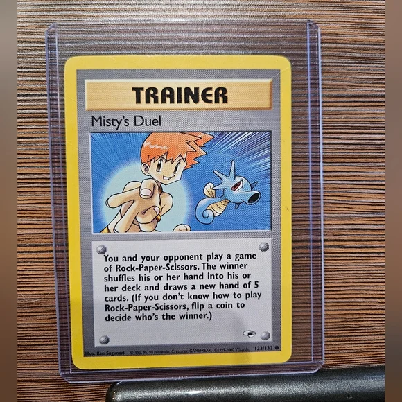Pokemon Misty's Duel 123/132 Gym Heroes Trainer Card
