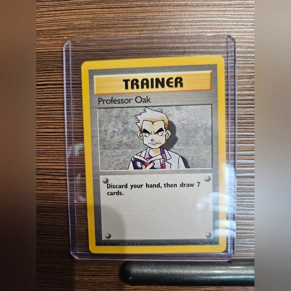 Professor Oak 88/102 Base Set Trainer Card