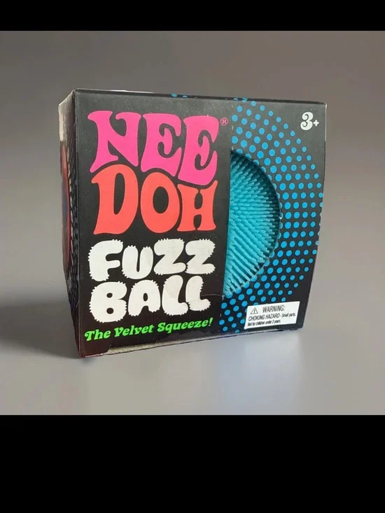 Fuzz Ball Velvet Squeeze - Blue
