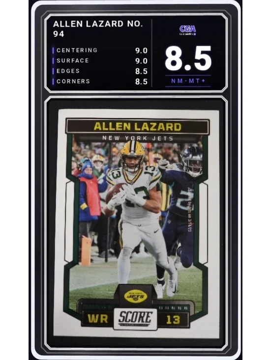 2023 Panini Score #94 Allen Lazard New York Jets NFL - CGA 8.5 Digital Grade