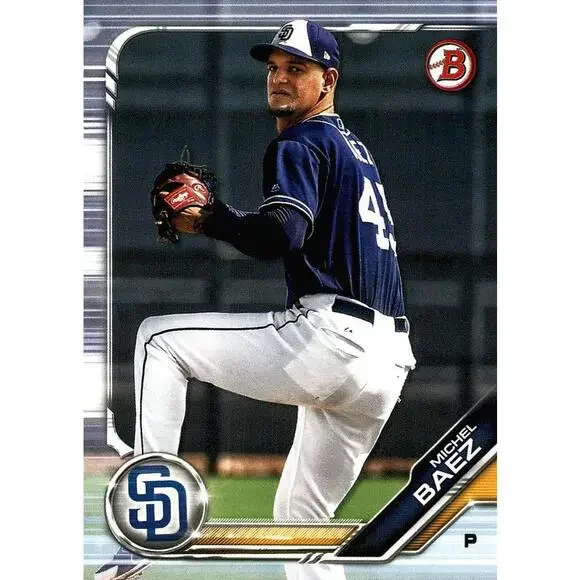2019 Bowman Prospects Michel Baez #BP-106 San Diego Padres