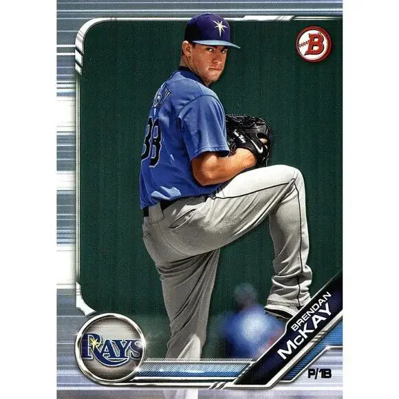 2019 Bowman Prospects Brendan McKay #BP-105 Tampa Bay Rays