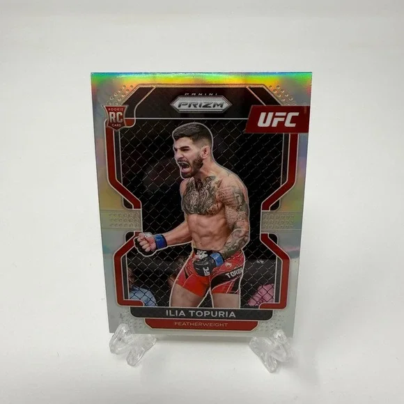 2022 Panini Prizm UFC #115 Ilia Topuria Rookie RC - Silver Prizm