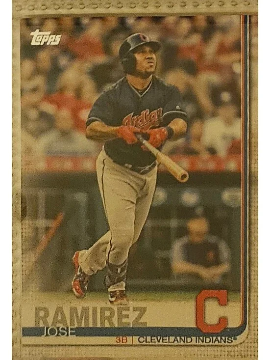 2019 Topps #223 Jose Ramirez Cleveland Indians