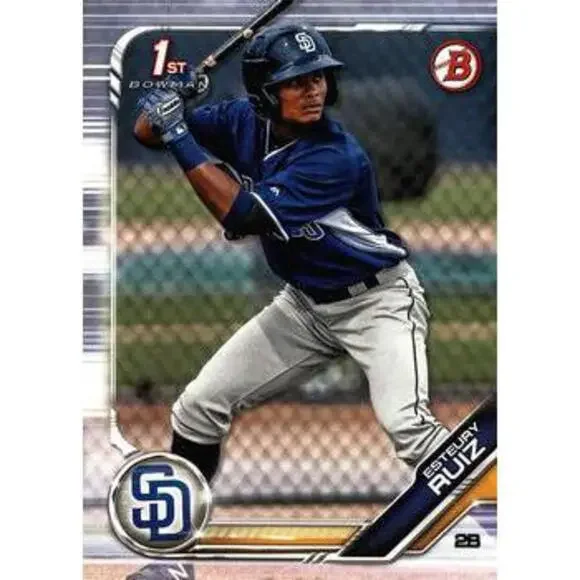 2019 Bowman Prospects Esteury Ruiz #BP-89 San Diego Padres