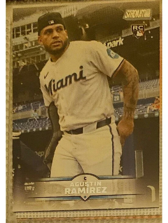 2025 TOPPS STADIUM CLUB #108 AGUSTIN RAMIREZ RC ROOKIE MIAMI MARLINS