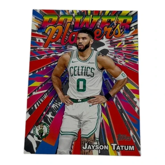2025 Topps Power Players Jayson‎ Tatum PP-5 Boston Celtics NBA Basketball Card