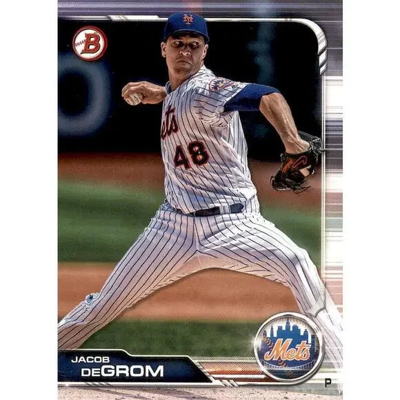 2019 Bowman Jacob deGrom #100 New York Mets