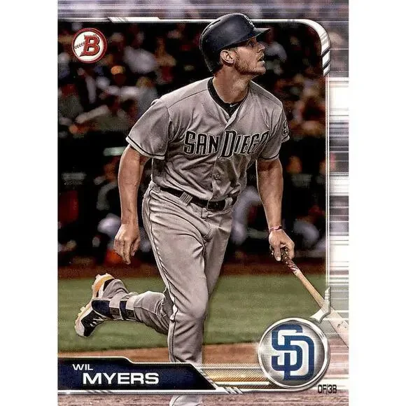 2019 Bowman Wil Myers #99 San Diego Padres