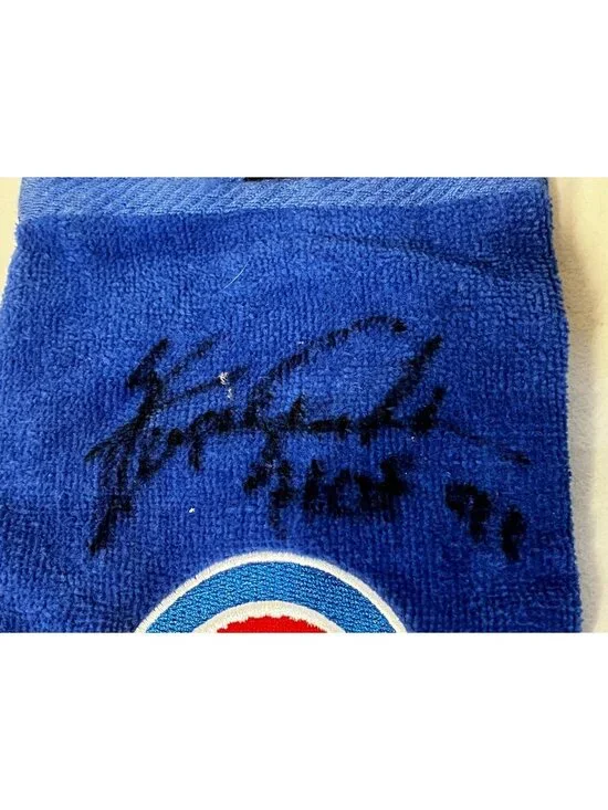 Fergie Jenkins Signed Autographed Auto Chicago Cubs towel
