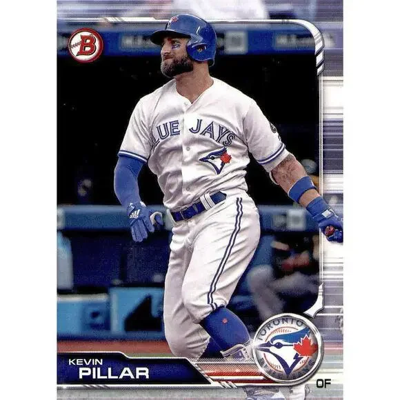 2019 Bowman Kevin Pillar #95 Toronto Blue Jays