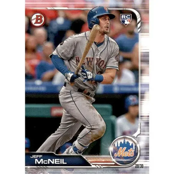 2019 Bowman Jeff McNeil RC #90 New York Mets