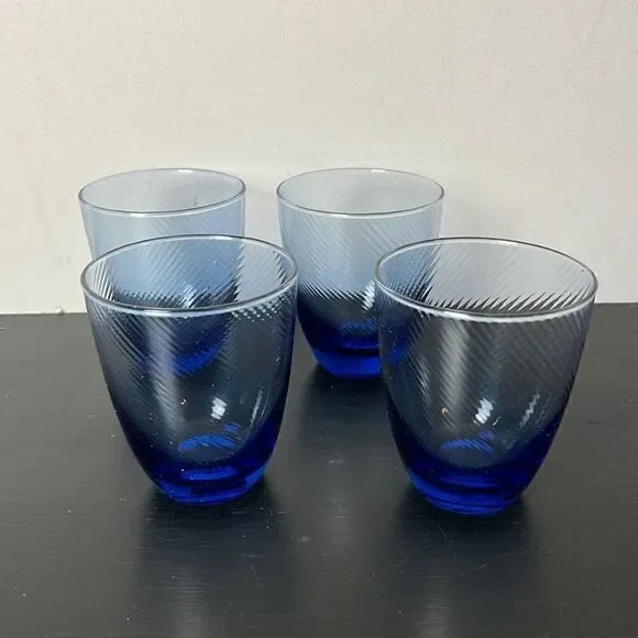 Williams Sonoma Aerin colored swirl tumbler