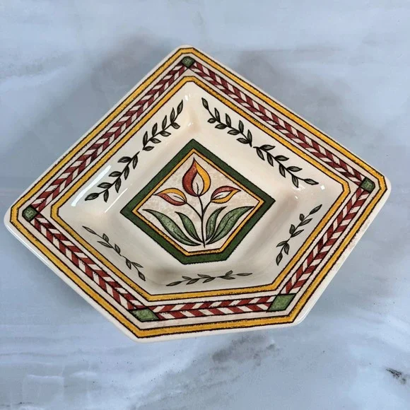 Williams-Sonoma Italian Tile Angled Bowl Replacement Made‎ in Italy