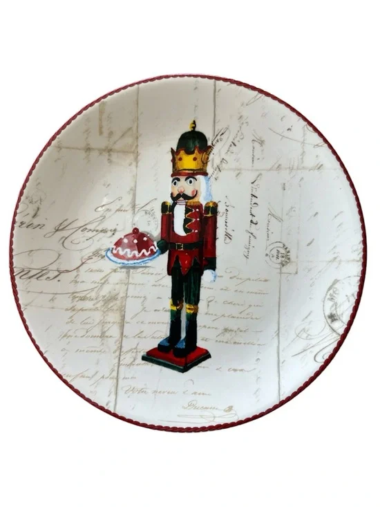 Williams Sonoma Nutcracker Salad Plate 8 5/8