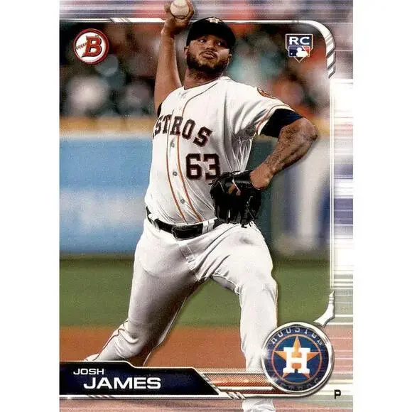 2019 Bowman Josh James RC #87 Houston Astros