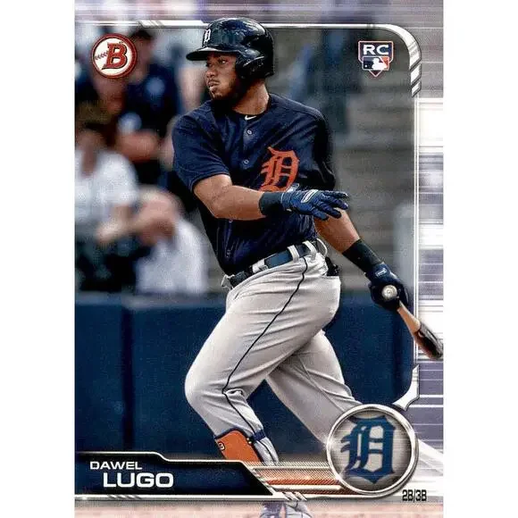 2019 Bowman Dawel Lugo RC #82 Detroit Tigers