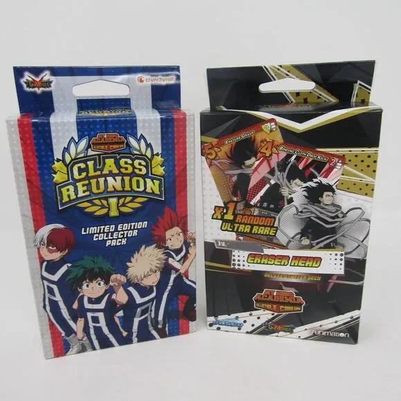 My Hero Academia CCG Class Reunion Collector Pack & Eraser Head Deluxe Starter
