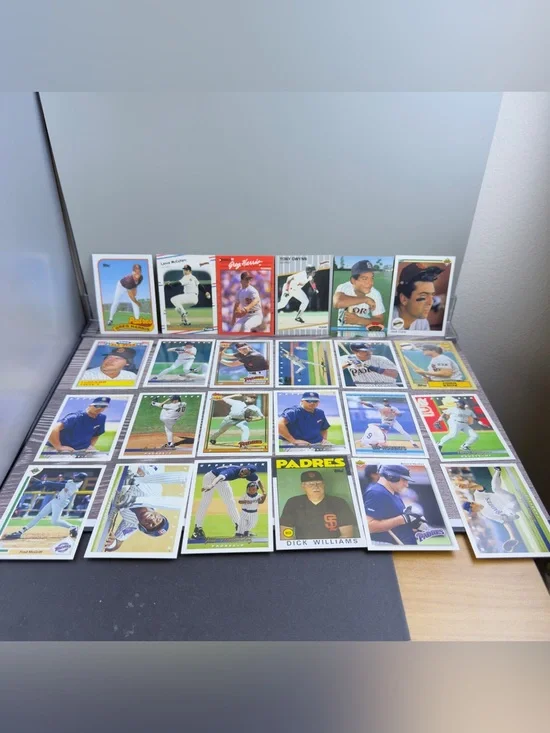 San Diego Padres Baseball Card Lot (24) Tony Gwynn McGriff Kruk