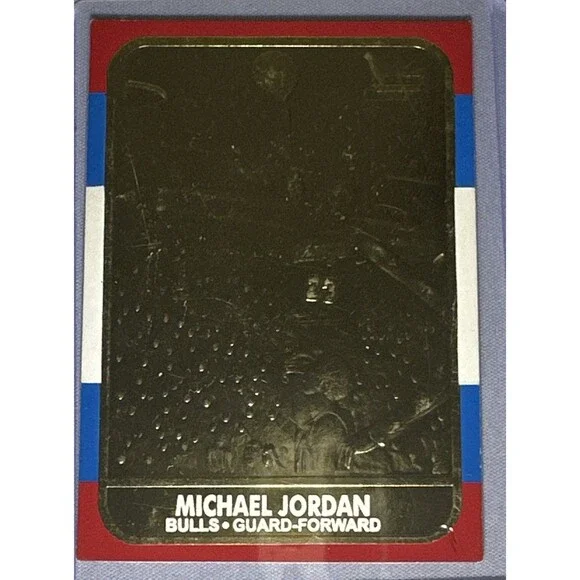 1997-98 23kt Gold Card Fleer Reprints - Rookies 1986-87 Michael Jordan All Gold