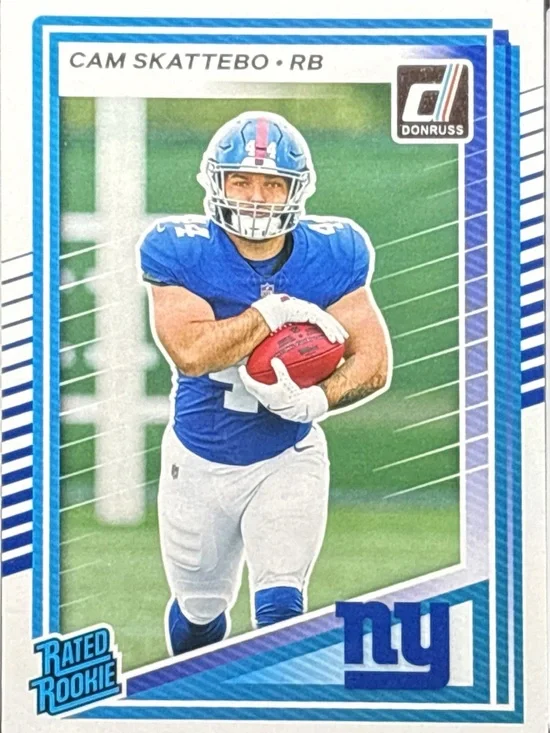 Panini Donruss Cam Skattebo  Rated Rookie Card