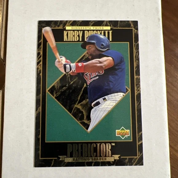 1995 Upper Deck Predictor Kirby Puckett R55 Batting Leader Minnesota Twins MLB
