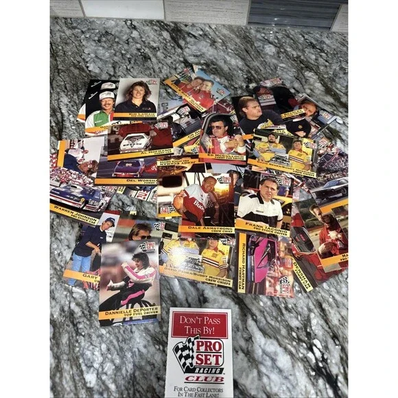 Lot Of 60 Vintage Pro Set 1992 NHRA Trading Cards