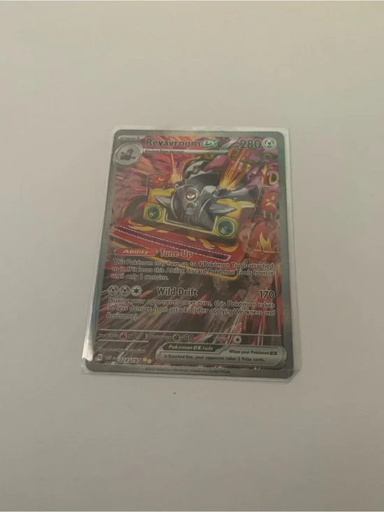 Pokemon Revavroom ex Trading Card - Red, Yellow, Green, Silver