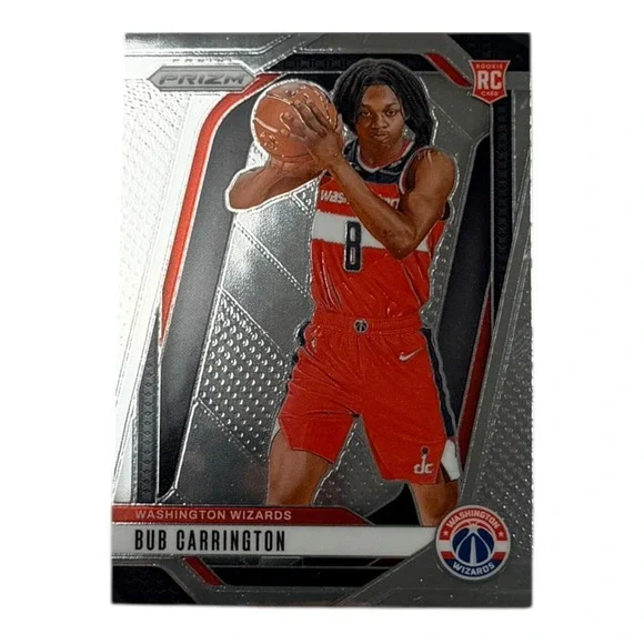 2024-25 Panini Prizm Bub‎ Carrington Rookie Card RC #244 Washington Wizards NBA