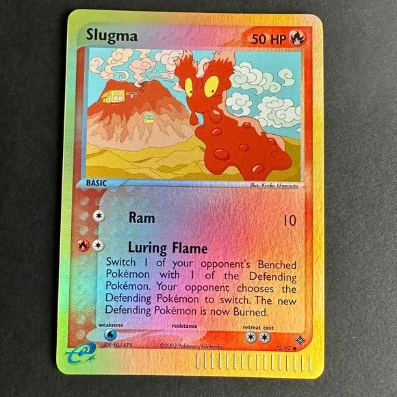 Pokemon TCG Slugma EX Dragon 72/97 Common Reverse Holo NM/LP