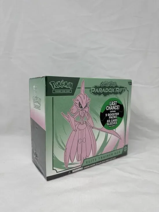 Pokémon TCG Paradox Rift Elite Trainer Box ETB New Sealed Iron Valiant