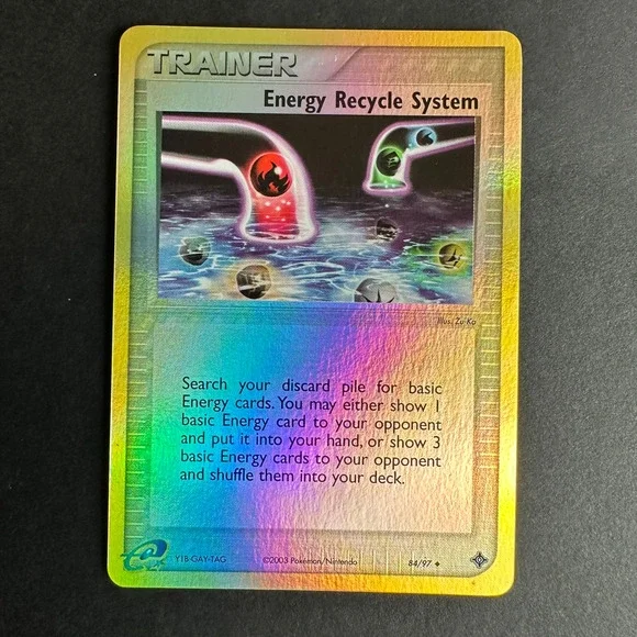 Pokemon TCG Energy Recycle System EX Dragon (DR) 84/97 Uncommon Reverse Holo NM
