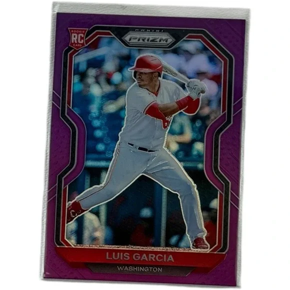 Luis‎ Garcia 2021 Panini Prizm Purple Prizm RC #57