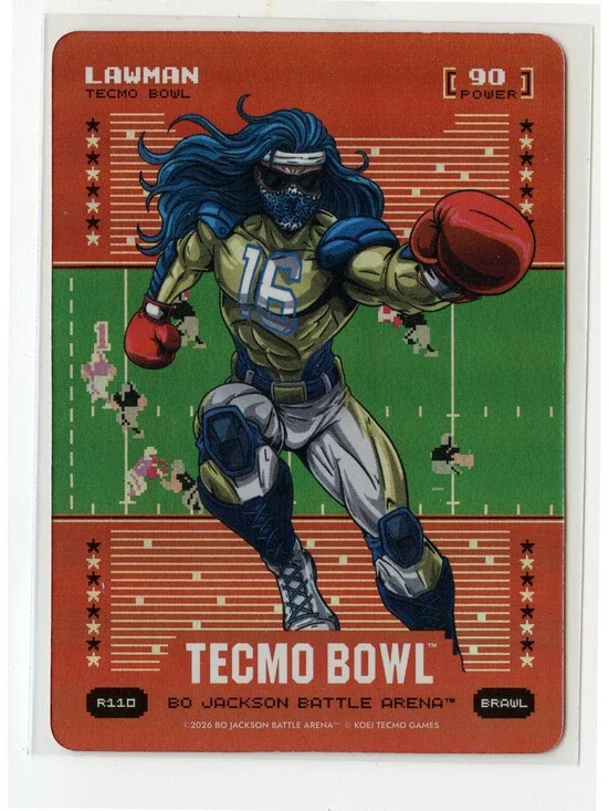 2026 Bo Jackson Battle Arena Tecmo Brawl Foil #BF337 Lawman 