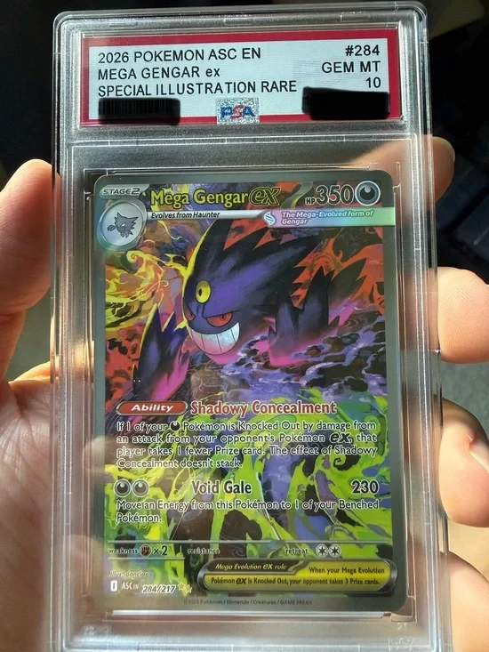 DIY/CustomCard Ascended Heroes Mega Gengar ex SIR PSA10