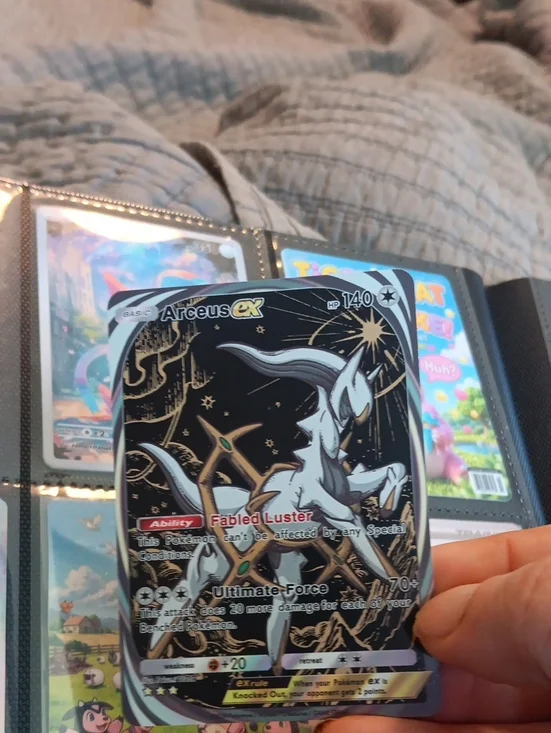 Arceus ex Collectible Trading Card - Black & Silver