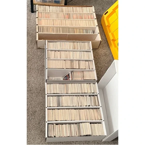 Vintage Fleer Hoops Basketball Cards Bulk Lot 40 lbs 1990s NBA Trading Cards