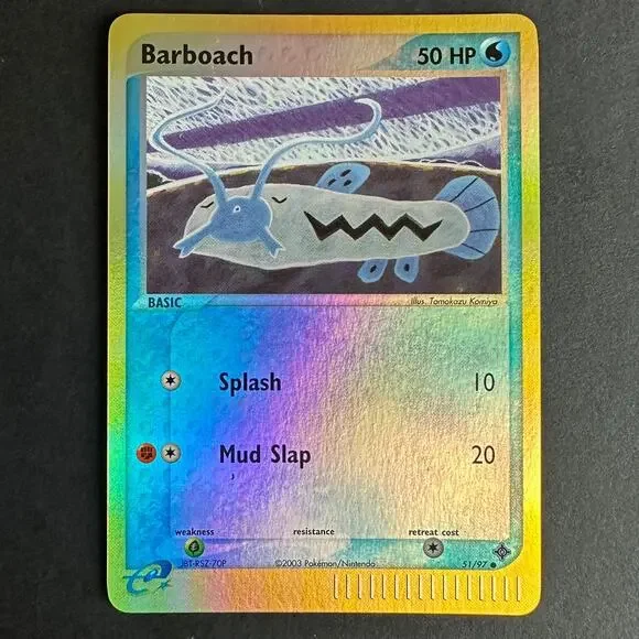 Pokemon TCG Barboach - EX Dragon (DR) 51/97 Common Reverse Holo NM/LP