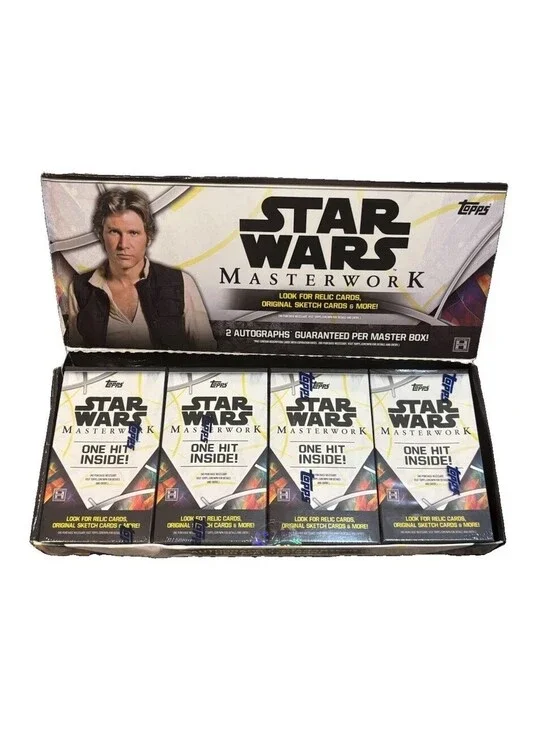 STAR WARS MASTERWORK HOBBY BOX - Box Open, Mini Boxes Still Sealed  (TOPPS 2024)