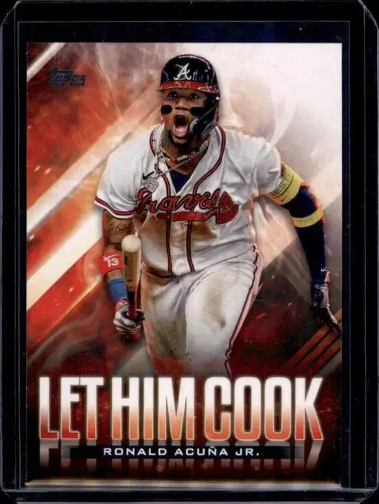 2024 Topps Let Him Cook Ronald Acuña Jr. LHC-4 Atlanta Braves Baseball Card