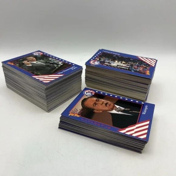 1992 Wild Card Decision '92 Political Trading Cards Huge Lot of 242 Clinton Bush