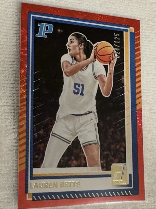 2025-26 Panini Donruss - Optic Lauren Betts #118 UCLA WNBA Red /125