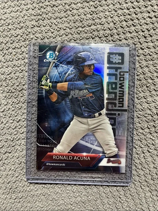 2018 Bowman Chrome Trending Ronald Acuna Jr (RC) # - RA