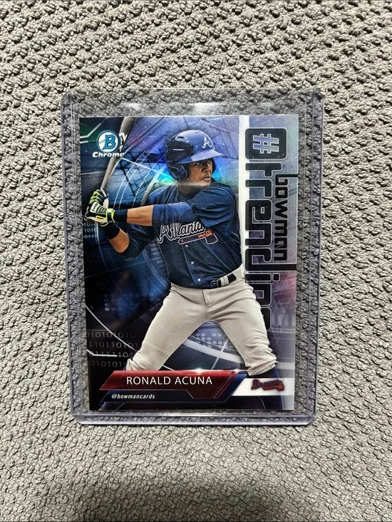 2018 Bowman Chrome Trending Ronald Acuna Jr (RC) # - RA