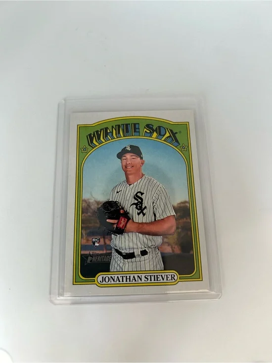 Jonathan Stiever Chicago White Sox Baseball Card