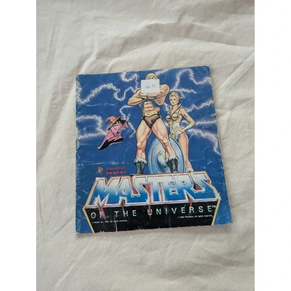 1983 Masters of the Universe Panini Sticker Album He-Man Filmation MOTU