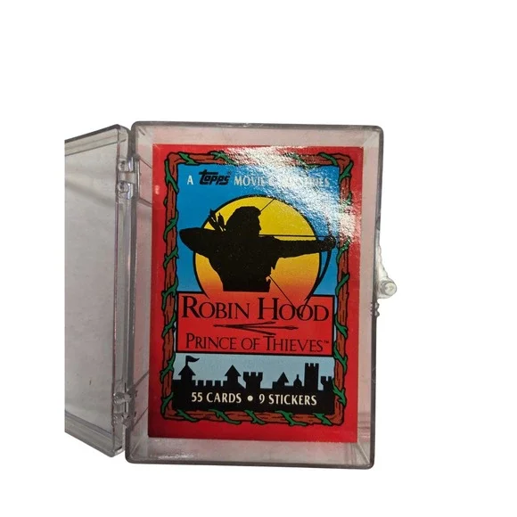 1991 Topps Robin Hood Prince of Thieves 55 Trading Cards 9‎ Stickers Set Vintage