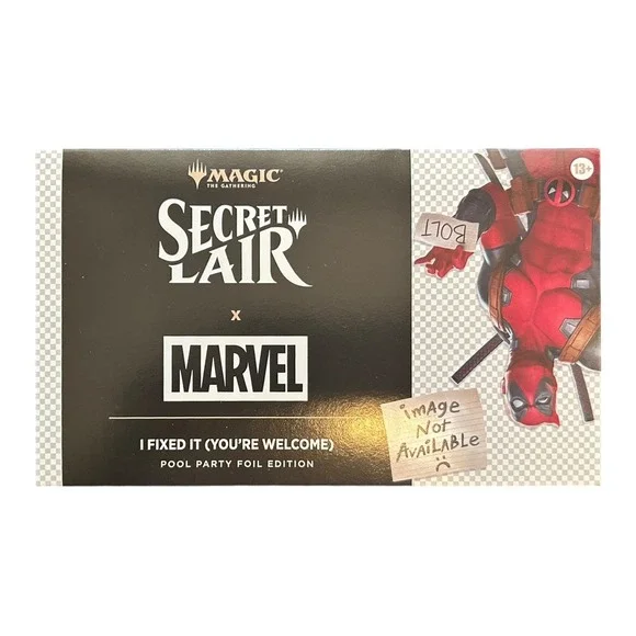 Magic The Gathering Secret Lair x Marvel Deadpool Pool Party Foil Edition NEW