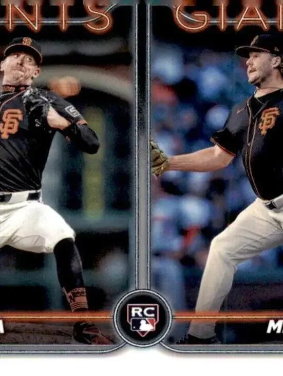 Nick Avila & Erik Miller San Francisco Giants Rookie Combos Baseball Card 2024