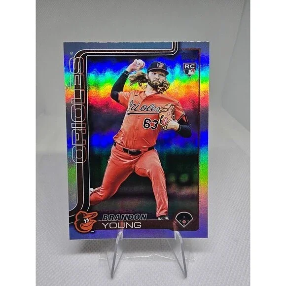 Brandon Young [Rainbow Foil] #US97 2025 Topps Update